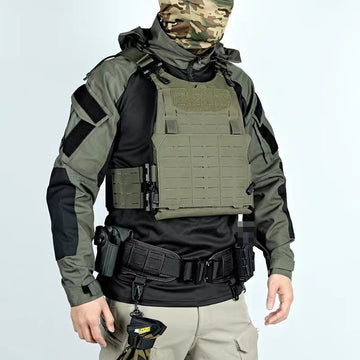 Men's Outdoor Tactical Short Sleeve Stand Jacket